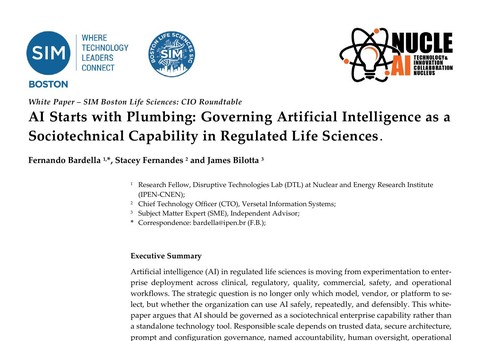 Whitepaper cover: AI Starts with Plumbing